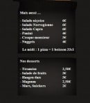 Menu PizzaSmile - Informations sur les menus