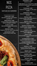 Carte et menu de La Fournaise à Hauconcourt — Les pizzas