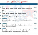 Menu L.A.Pizza - Les hautes de gamme