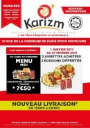 Menu Okarizm - Carte et menu Okarizm Moyeuvre Grande