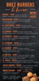 Menu Labrez - Brez burger