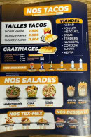 Carte et menu de Chez les frères à Bouzonville — Tacos, salades...