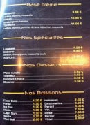 Menu Cofano - Les autres pizzas et boissons