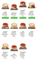 Menu Five Star Food - Les pizzas 33 cm suite