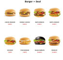 Menu Five Star Food - Les burgers