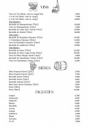 Menu La Dogana - Les vins, bières, ...