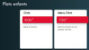 Menu Chez Sylvie - Plats enfants