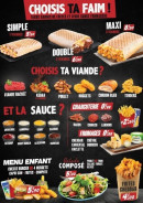Carte et menu de O'Coq Food à Farebersviller — Les tacos, salades et menus enfants