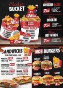 Carte et menu de O'Coq Food à Farebersviller — Les burgers, sandwichs et buckets