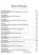 Carte et menu de la petite francaise à Henriville — les pizzas