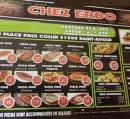 Menu Chez Erdo - Pizzas, desserts, boissons,...