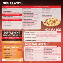 Menu Formul'Pizza - Les flamms, pates et salades