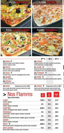 Menu O'Cadre - Les pizzas suite et flamms