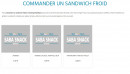 Menu Saba Snack - Les sandwichs froids
