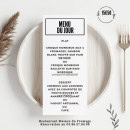Menu Maison du Fromage - Exemple de menu du jour