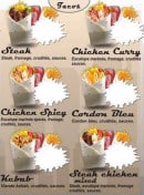 Menu Pizz'burg - Tacos