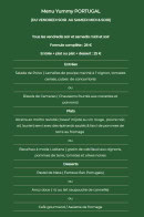 Menu yummy Place - Menu yummy Portugal
