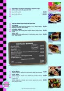 Menu Angie's Burger - Les starters, burgers et wraps