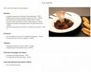 Menu Au Vieux Morvan - Entrées, poissons, viandes,....
