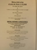 Menu Le relais du Morvan - Menu anti-crise et bonne conscience 