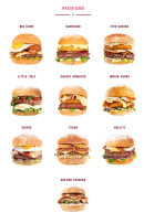 Menu Holly's Diner - Les burgers premiums