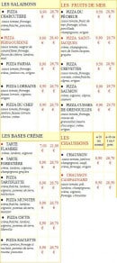 Menu Pizz A Dom - Les pizzas suite