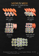 Carte et menu de Sushis et Wok à Cosne Cours sur Loire — Les menus midis