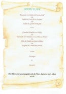 Menu Le Cadran - Menu 21€