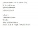 Menu Don Camillo - information sur les menus