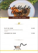 Menu Le Cocktail de Clémentine - plats