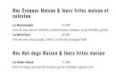 Carte et menu de La Tanière des enragés à Varennes Vauzelles — Les croques maisons et hot-dogs Maisons