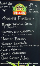 Menu Choroni - Le brunch espagnol