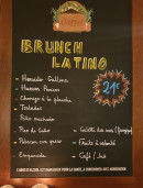 Menu Choroni - Le brunch latino