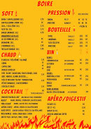 Menu Général Tom Kha - Les softs, cocktails et vins,...