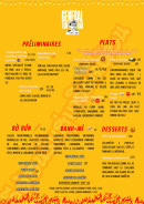 Menu Général Tom Kha - Les préliminaires, plats et desserts,...
