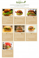 Menu Hank Burger - Les burgers