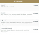Menu Il Bastione - Les antipastas