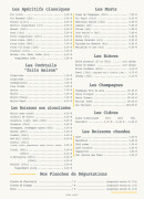 Menu Le Broc - Les apéritifs, cocktails et boissons,...