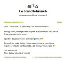 Menu Le Bus Magique - Brunch