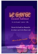 Menu Le Gan'ge - Carte et menu Le Gan'ge, Lille