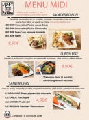 Menu Lucky Panda - Les menus midi