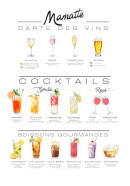 Menu Mamatte - Les vins et cocktails