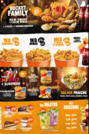 Menu Original mb burger - Bucket family, menu enfant et salades...