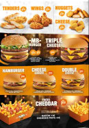 Menu Original mb burger - Tenders, wings et nuggets...