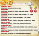 Menu Pizza Inizio - Les pizzas taille médium