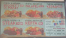 Menu Yakamoz - Les menus