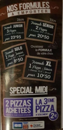 Carte et menu de Au Frais fresnoy à Roubaix — Les formules