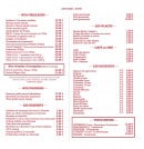 Menu Le Fer à Cheval - Les grillades, poissons, desserts...