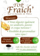 Menu Top Fraîch' - Les nouveautés