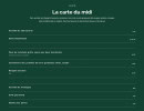 Menu Bistrot Nova - La carte du midi